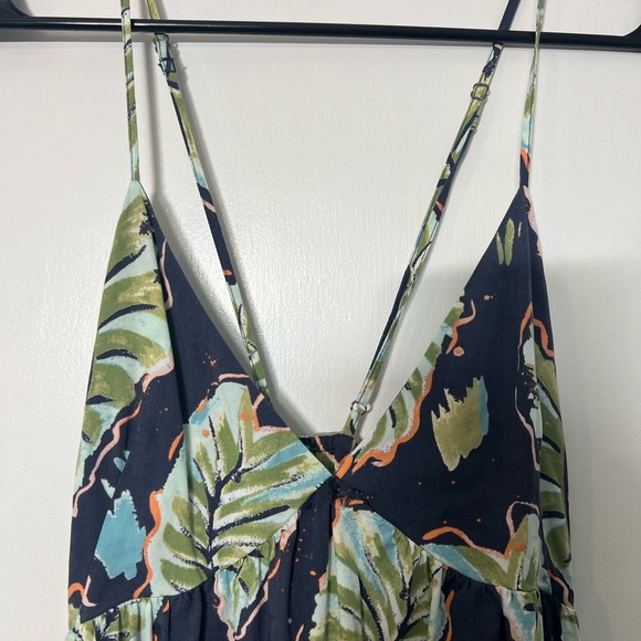 Pataloha Blue and Black Sleeveless Maxi Sundress - Picture 2 of 5